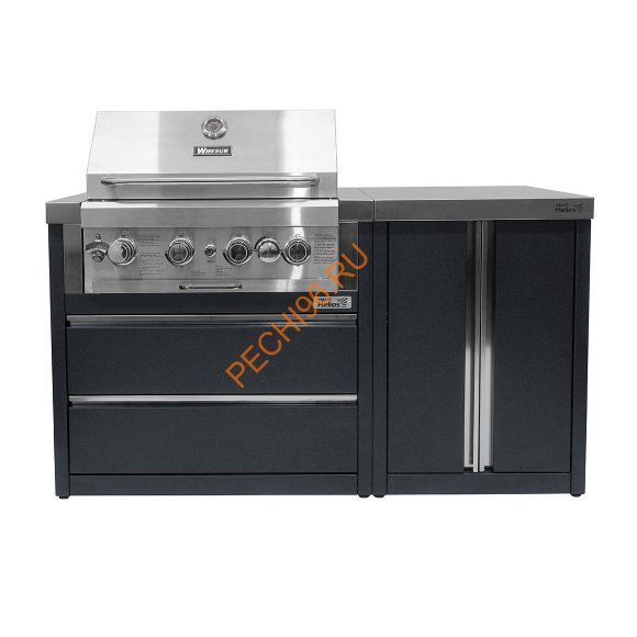 Модуль уличной кухни SMART-900 Шкаф c газовым грилем (HS-KU03-SHG900) Helios