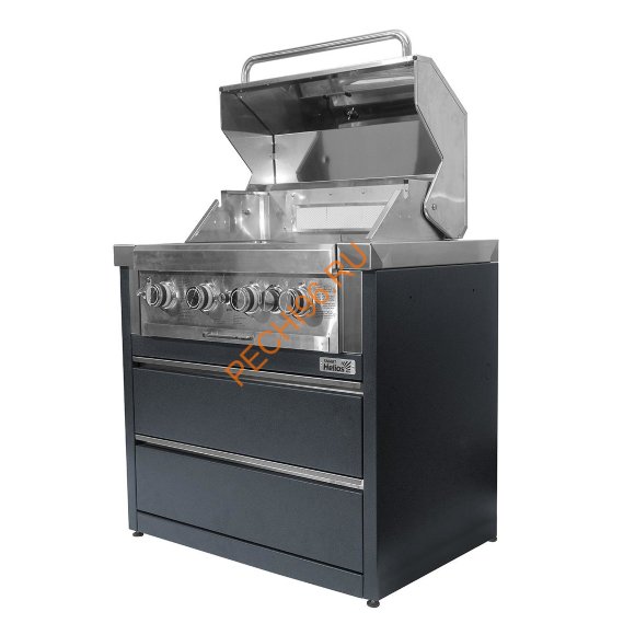 Модуль уличной кухни SMART-900 Шкаф c газовым грилем (HS-KU03-SHG900) Helios