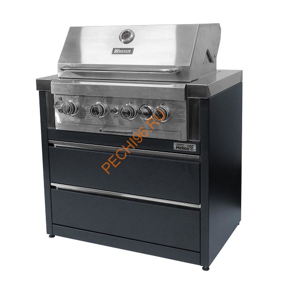 Модуль уличной кухни SMART-900 Шкаф c газовым грилем (HS-KU03-SHG900) Helios
