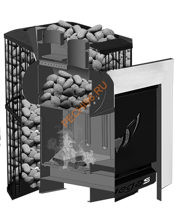 Печь банная Пегас 16 Эконом сетка