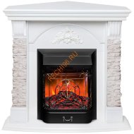 Электрокамин RealFlame Athena Corner WT с очагом Majestic Lux BL Электрокамин RealFlame Athena Corner WT с очагом Majestic Lux BL