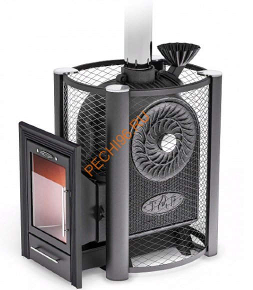 Печь банная ТМФ Черная жемчужина Люмина Плюс, ЗК нержавеющая Печь банная ТМФ Черная жемчужина Люмина Плюс, ЗК нержавеющая