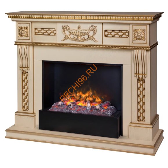 Электрокамин RealFlame Corsica Lux 26 с Black вставкой + 3D Cassette 630