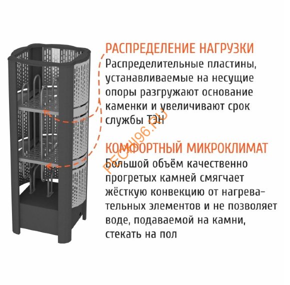 Электрическая печь КОСТЁР GeoS Rain Soft 9 Электрическая печь КОСТЁР GeoS Rain Soft 9