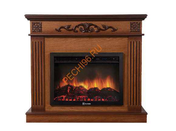 Электрокамин Electrolux EFP/P-3020LS с порталом Firelight Noce 30, орех