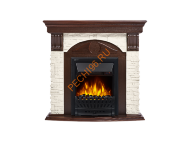Электрокамин Electrolux Classic EFP/P-1020LS с порталом Firelight Torre Classic, камень белый, темный дуб Электрокамин Electrolux Classic EFP/P-1020LS с порталом Firelight Torre Classic, камень белый, темный дуб