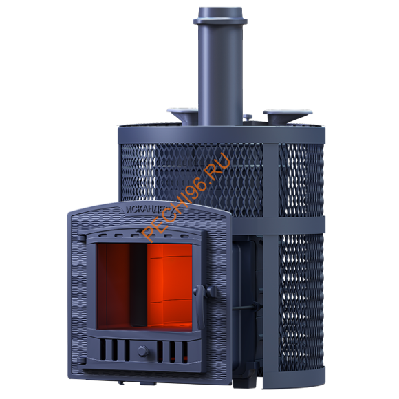 Печь банная Гефест Искандер ЗК 18П2 Ураган