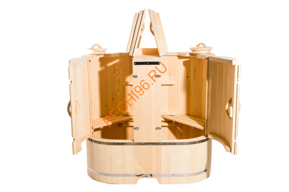 Фитобочка НКЗ кедровая овальная 2-местная Фитобочка НКЗ кедровая овальная 2-местная