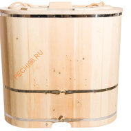 Фитобочка НКЗ кедровая овальная 2-местная
