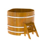 Купель для бани BentWood угловая из лиственницы Рустик, 1,19х1,19 м Купель для бани BentWood угловая из лиственницы Рустик, 1,19х1,19 м