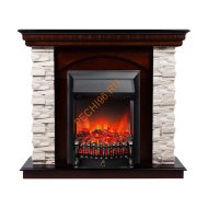 Электрокамин RealFlame Elford AO с очагом Fobos Lux BL Электрокамин RealFlame Elford AO с очагом Fobos Lux BL