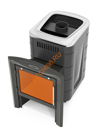 Печь банная ТМФ Компакт 2017 Inox Витра антрацит