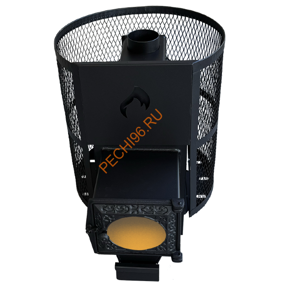 Печь банная Берёзка Оптима 12 ДТ-3 стекло сетка