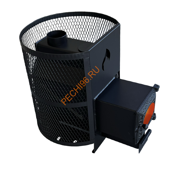 Печь банная Берёзка Оптима 12 ДТ-3 стекло сетка