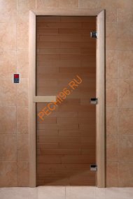 Дверь стеклянная DoorWood бронза, 1800х700 мм Дверь стеклянная DoorWood бронза, 1800х700 мм