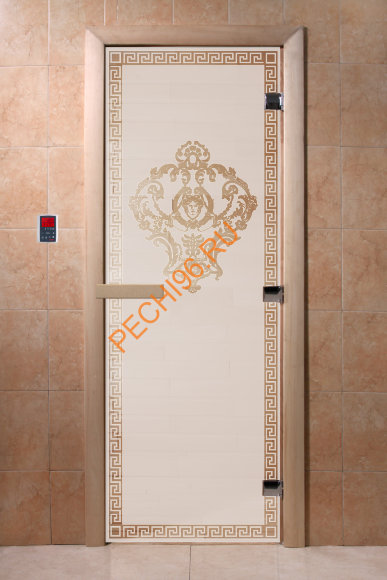 Дверь стеклянная DoorWood «Версаче сатин», 1700х700 мм Дверь стеклянная DoorWood «Версаче сатин», 1700х700 мм