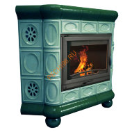 Печь-камин КимрПечь Медальон угловой Волна Печь-камин КимрПечь Медальон угловой Волна