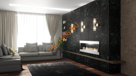 Биокамин Русский огонь Модерн 1300V встраиваемый