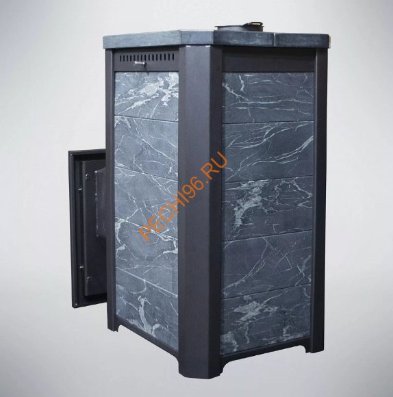 Печь банная Варвара Сказка, талькохлорит, сталь 6 мм Печь банная Варвара Сказка, талькохлорит, сталь 6 мм