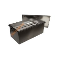 Коптильня Везувий BLACK большая, нержавеющая сталь