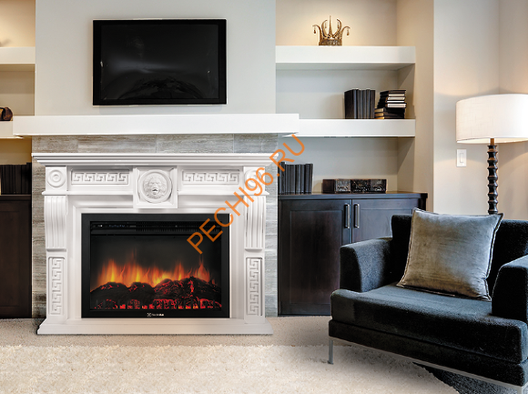 Электрокамин Electrolux EFP/P-3020LS с порталом Firelight Vittoriano 30, беленый дуб Электрокамин Electrolux EFP/P-3020LS с порталом Firelight Vittoriano 30, беленый дуб