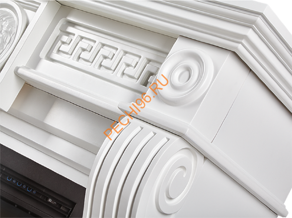 Электрокамин Electrolux EFP/P-3020LS с порталом Firelight Vittoriano 30, белый Электрокамин Electrolux EFP/P-3020LS с порталом Firelight Vittoriano 30, белый