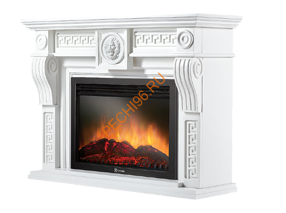 Электрокамин Electrolux EFP/P-3020LS с порталом Firelight Vittoriano 30, белый Электрокамин Electrolux EFP/P-3020LS с порталом Firelight Vittoriano 30, белый