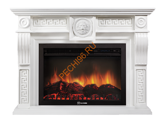 Электрокамин Electrolux EFP/P-3020LS с порталом Firelight Vittoriano 30, белый Электрокамин Electrolux EFP/P-3020LS с порталом Firelight Vittoriano 30, белый