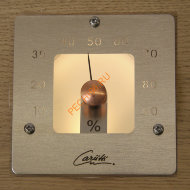 Cветильник Cariitti Гигрометр SQ нержавеющая сталь