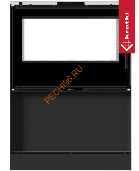 Печь-камин Kratki PRO KARI 80/W tunel Печь-камин Kratki PRO KARI 80/W tunel