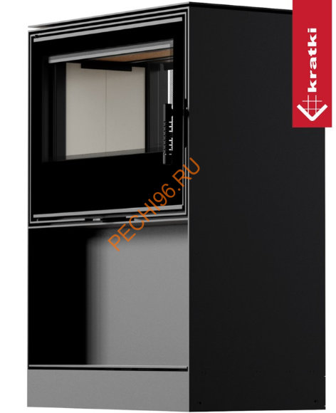 Печь-камин Kratki PRO KARI 80/W tunel Печь-камин Kratki PRO KARI 80/W tunel