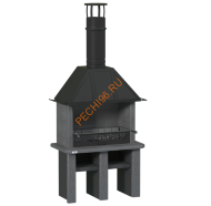 Печь-барбекю Царь-печь Графит