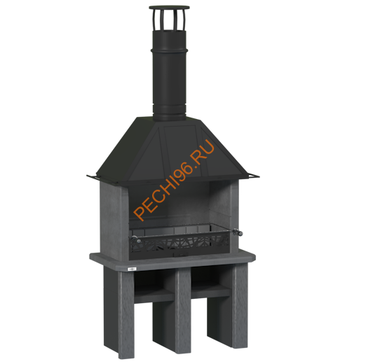 Печь-барбекю Царь-печь Графит Печь-барбекю Царь-печь Графит