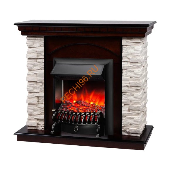 Электрокамин RealFlame Elford AO с очагом Fobos Lux BL