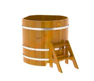 Купель для бани BentWood угловая из лиственницы Рустик, 1,03х1,03м Купель для бани BentWood угловая из лиственницы Рустик, 1,03х1,03м