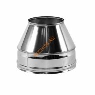 Конус ВУЛКАН V50R, нержавейка AISI 321/304, d 150/250 мм