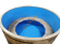 Купель для бани ExpertSaun круглая из кедра с пластиковой вставкой, h 1000мм