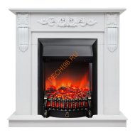 Электрокамин RealFlame Dominica с очагом Fobos Lux BL