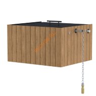 Обливное устройство EVEREST WOOD ДУБ 35л