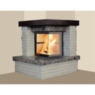 Дровяной камин EdilKamin ONICE DX corner с топкой SIDE 50x50 N Дровяной камин EdilKamin ONICE DX corner с топкой SIDE 50x50 N