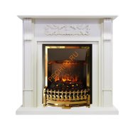 Электрокамин Dimplex Venice с очагом Atherton фактурный белый