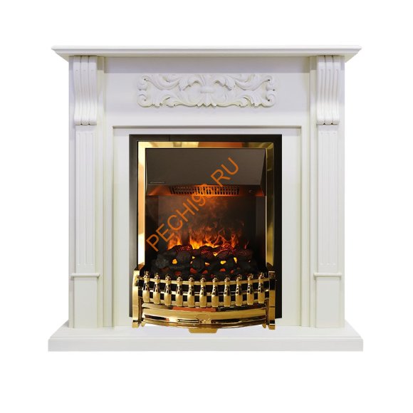 Электрокамин Dimplex Venice с очагом Atherton фактурный белый