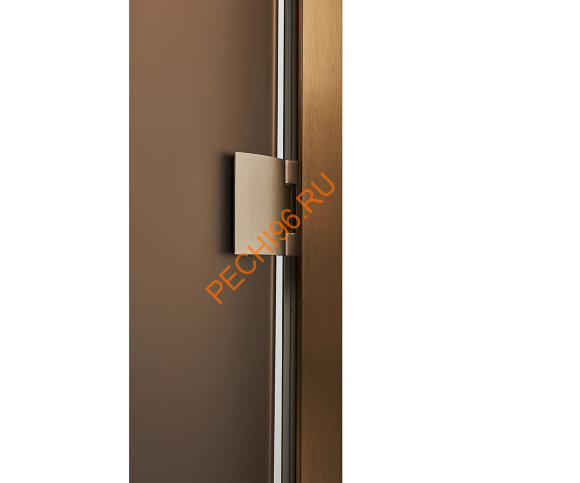 Дверь стеклянная Grandis GS 7х19-МB-S-BR коробка алюминий Brasch, ручка Абаш  Дверь стеклянная Grandis GS 7х19-МB-S-BR коробка алюминий Brasch, ручка Абаш