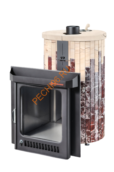 Печь банная Ферингер Оптима ПФ Россо Леванте+Окаменевшее дерево