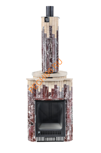 Печь банная Ферингер Оптима ПФ Россо Леванте+Окаменевшее дерево