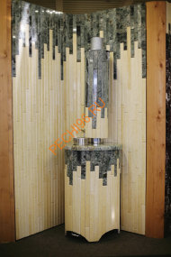 Фасад для банной печи Ферингер Жадеит+Окаменевшее дерево, м2 Фасад для банной печи Ферингер Жадеит+Окаменевшее дерево, м2