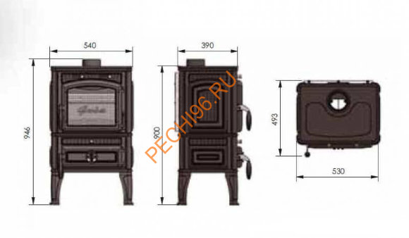 Печь-Камин Guca Lava Thermo Печь-Камин Guca Lava Thermo