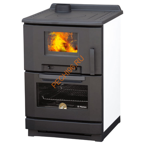 Чугунная печь-плита PLAMEN CALOREX 100 белая