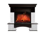 Электрокамин Electrolux EFP/P-2520LS с порталом Firelight Pietra Nuovo 25, сланец белый