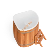 Купель композитная Polarspa CORNER 130 термососна светлая